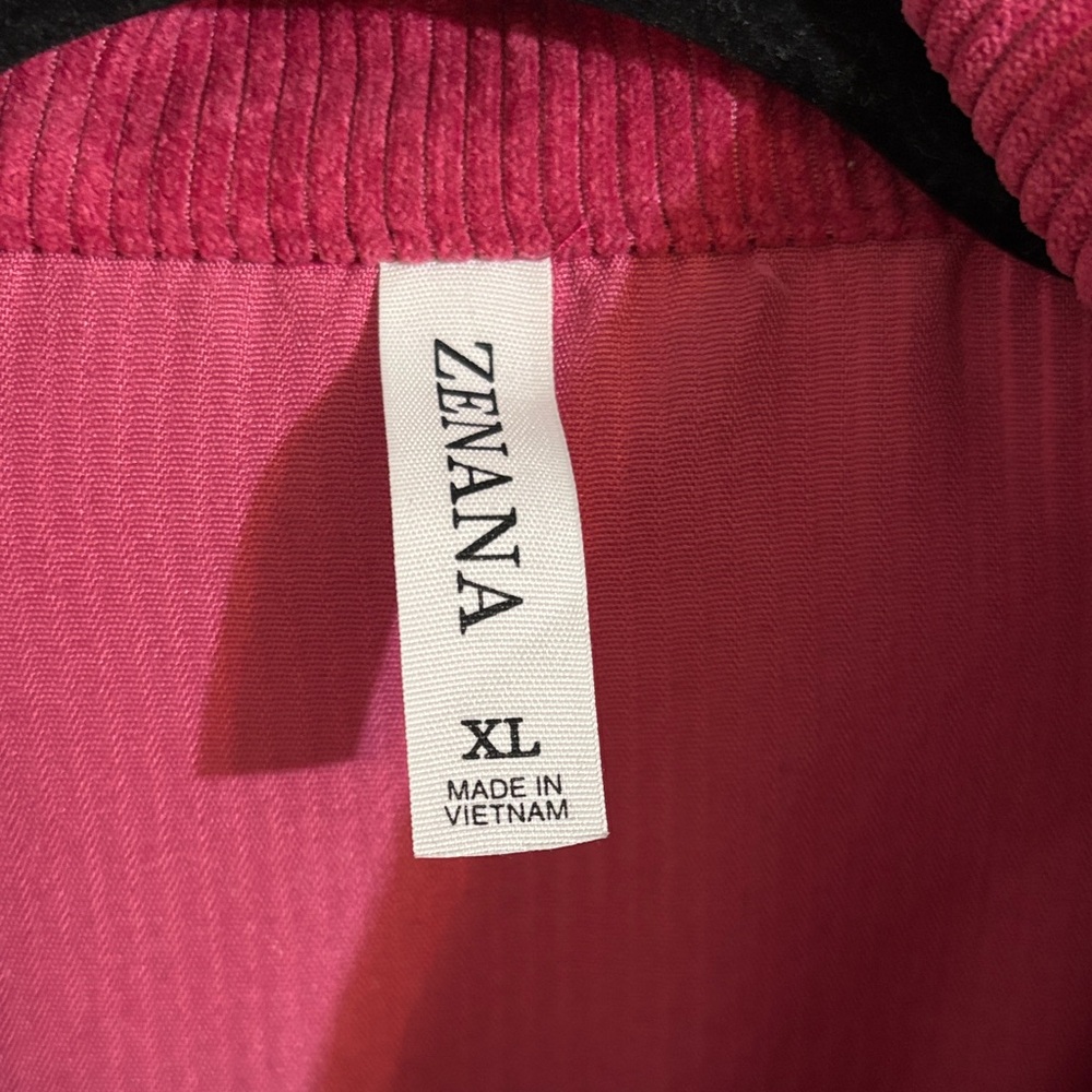 Pink Corduroy Button-Up Shacket - Picture 3 of 5